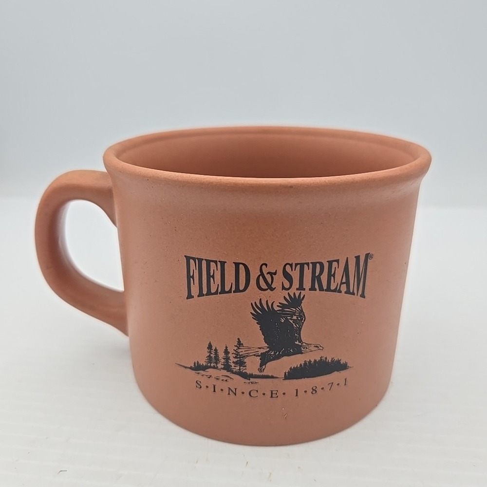 Field and Stream Large 16 oz Terracotta Coffee Tea Mug Eagle Outdoor Adventures